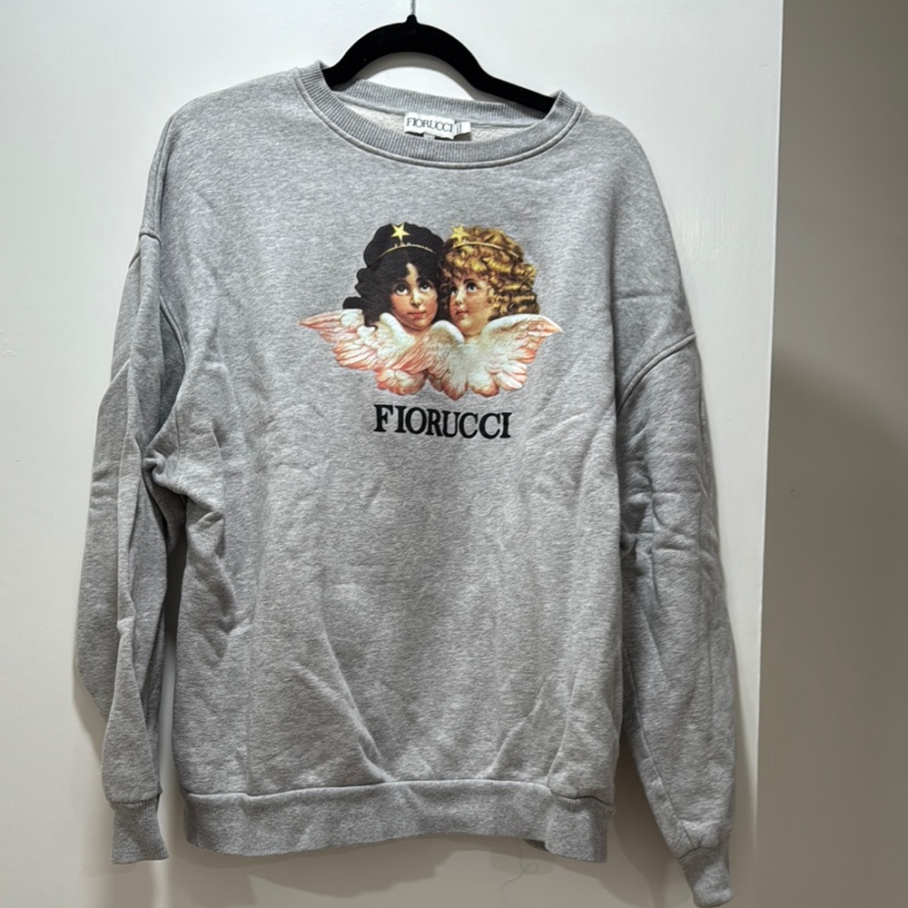 Fiorucci Heather Gray Sweatshirt